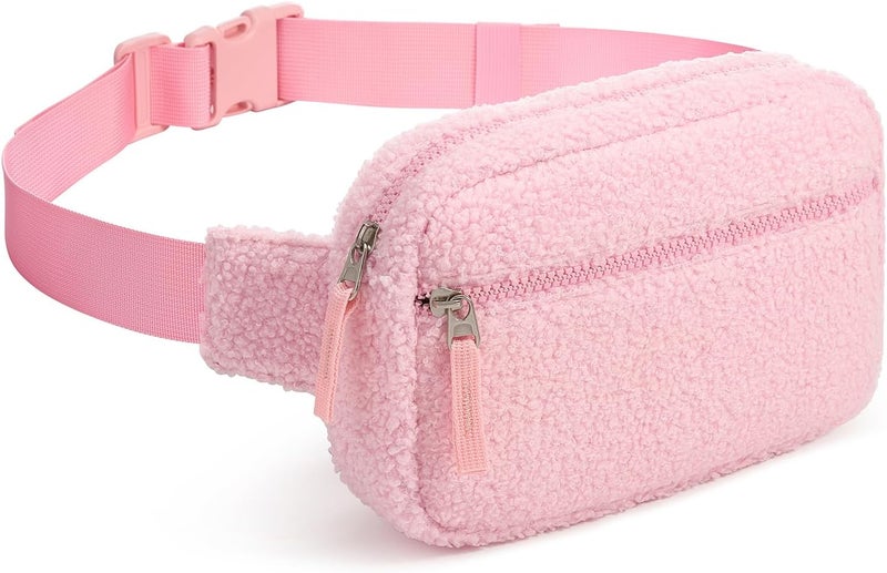 cotmcor Store Valentines Day Gifts for Kids: Fanny Pack Birthday Gift for 5 6 7 8 9 10 11 12 Year Old Teen Girls, Preppy Cute Trendy Stuff Colorblock Crossbody Bag Adjustable Belt Bags for Travel Outdoor - Image 1